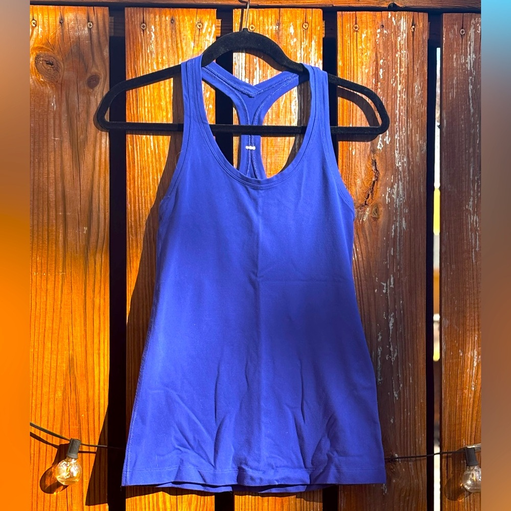 Blue Lululemon Athletic Tank Top Size Small